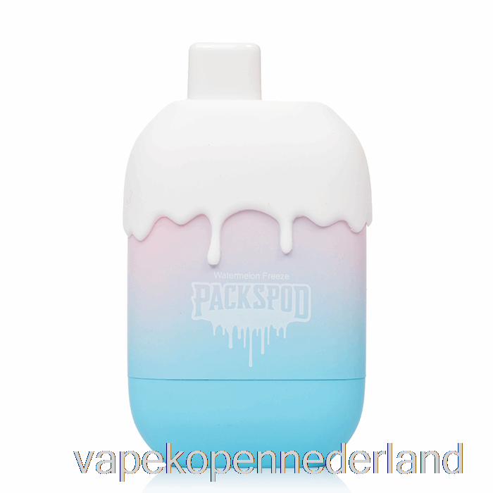 Elektronische Sigaret Vape Packwood Packspod 5000 Wegwerp Miami Haze (watermeloen Bevriezen)